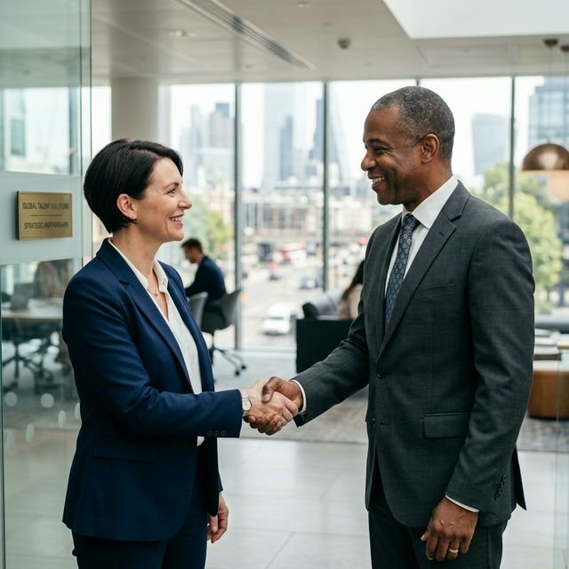 Corporate Success Handshake